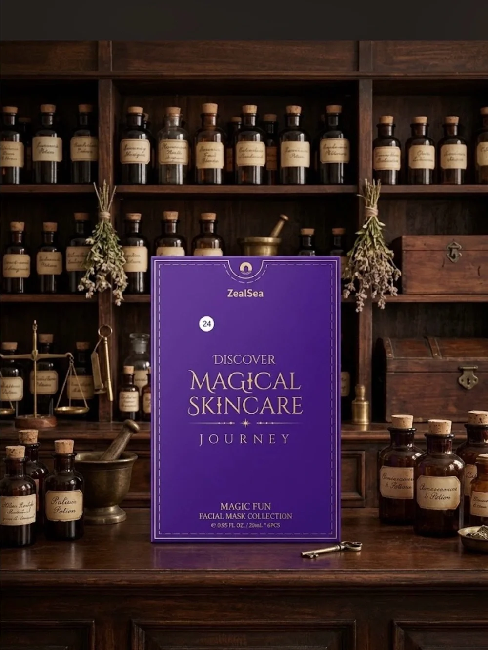 Magical Skincare Journey Facial Mask Pack - Purple
